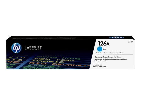 HP 126A Original LaserJet Toner Cartridge - Cyan CE311A Cheap