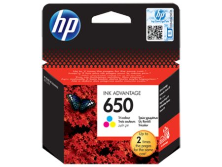 HP 650 Ink Cartridge Color Hot on Sale