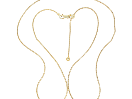 Gold Adjustable Chain - 24 Inch Gold Vermeil - 9006 Hot on Sale