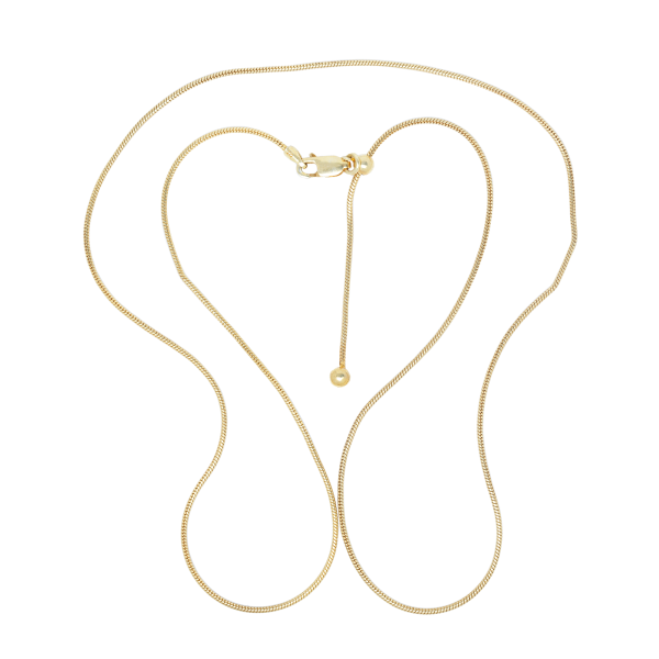 Gold Adjustable Chain - 24 Inch Gold Vermeil - 9006 Hot on Sale