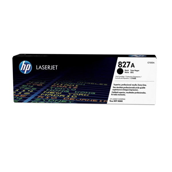 HP 827A Black LaserJet Original Toner Cartridge CF300A Online now