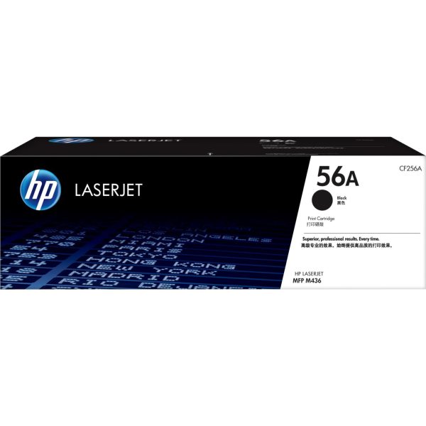 HP 56A Original LaserJet Toner Cartridge - Black CF256A For Sale