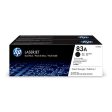 HP 83A Original LaserJet Toner Cartridges - 2-pack Black CF283AF Online now