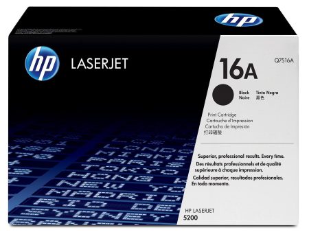 HP 16A Original LaserJet Toner Cartridge - Black Q7516A on Sale