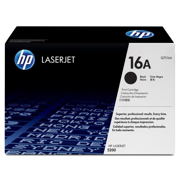 HP 16A Original LaserJet Toner Cartridge - Black Q7516A on Sale