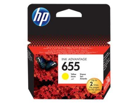 HP 655 Ink Cartridge Yellow on Sale