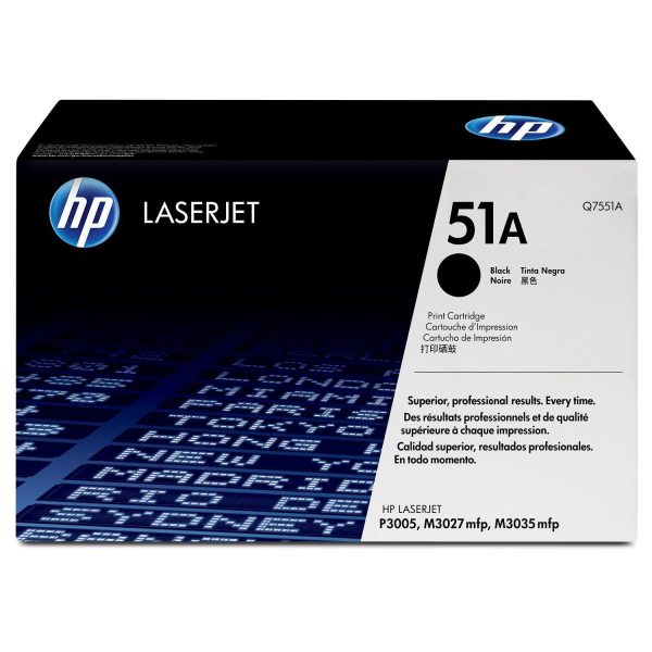 HP 51A Original LaserJet Toner Cartridge - Black Q7551A Discount