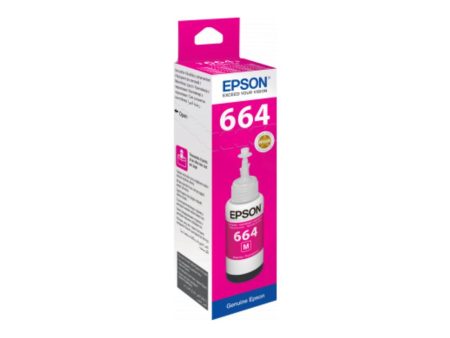 Epson T6643A magenta ink bottle 70ml For Sale