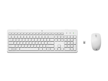 HP 230 Wireless Mouse and Keyboard Combo - White 3L1F0AA Supply