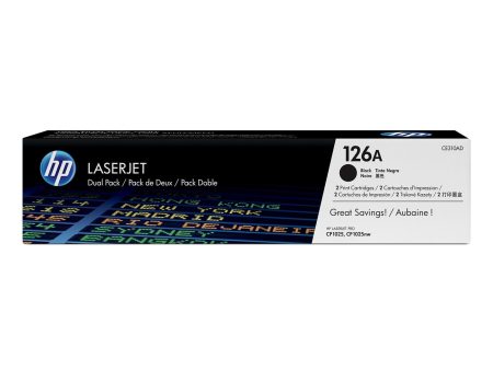 HP 126A Original LaserJet Toner Cartridges - 2-pack Black CE310AD Sale