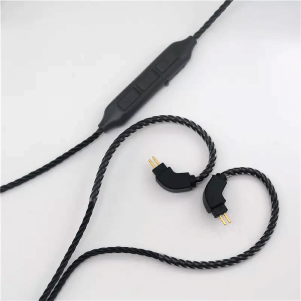 2-Pin Bluetooth with Microphone Cable Fashion