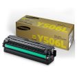 Samsung CLT-Y506L Yellow High Yield Original Toner Cartridge SU517A Hot on Sale