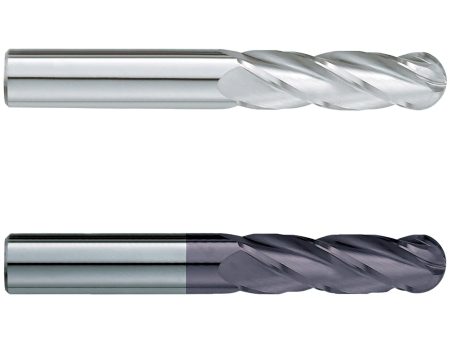 (2 Pack) 1  x 7  x 10  Super Long Ballnose Carbide End Mill Online