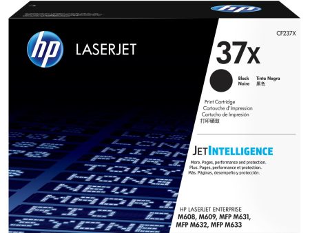 HP 37X High Yield Original LaserJet Toner Cartridge - Black CF237X For Sale