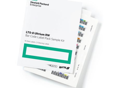 HPE Ultrium LTO-8 RW Tape Barcode Label Pack Q2015A For Sale