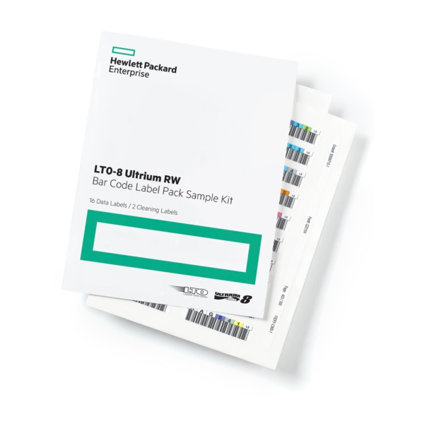 HPE Ultrium LTO-8 RW Tape Barcode Label Pack Q2015A For Sale