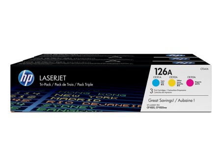 HP 126A Original LaserJet Toner Cartridges - Tri-Colour Cyan Magenta Yellow CF341A Sale