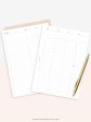 W112 | To-do List Type Weekly Schedule Planner Printable Inserts on Sale