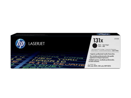 HP 131X High Capacity Original LaserJet Toner Cartridge - Black CF210X For Discount