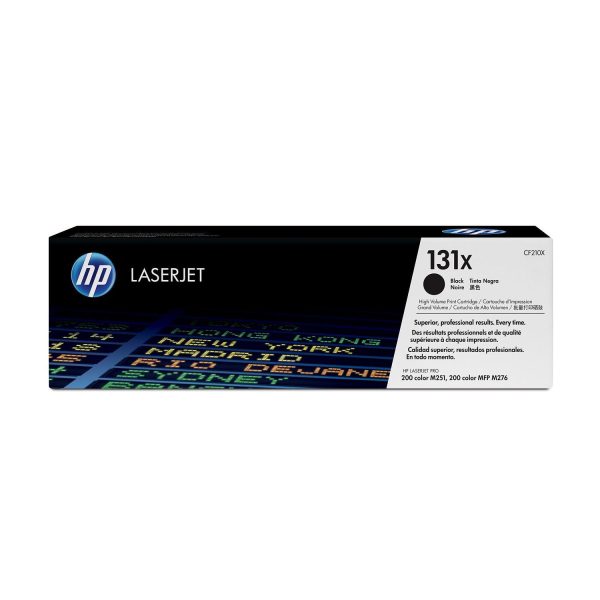 HP 131X High Capacity Original LaserJet Toner Cartridge - Black CF210X For Discount