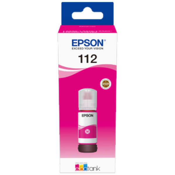 Epson 112 eco tank magenta ink bottle 127ml Supply