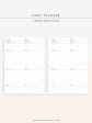 D101 | 2 Days on a Page, Daily Planner Online Hot Sale