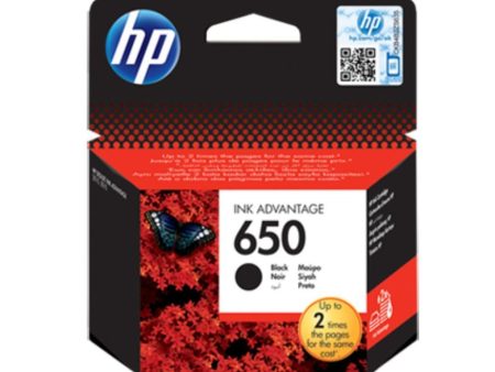 HP 650 ink   cartridge Black For Discount