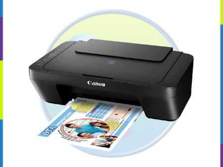 ⏰SALE!!! Canon Pixma E470 Multifunction Printer | Canon 3 in 1 Wireless Printer | Canon Printer | REFURBISH: installed 2 ink cartridges, no plastic cover on powercord, slight teared plastic, damage box SN: 911365C01292BA21AGHH54229 For Discount