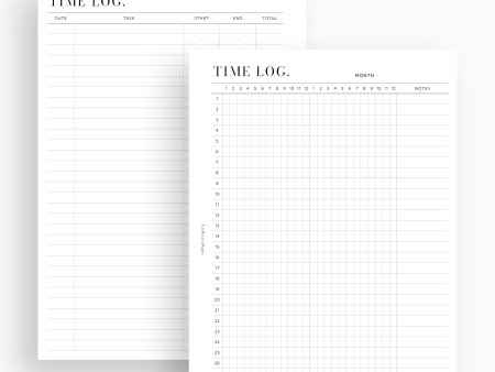 T134 | Time Log Set of 2 Online