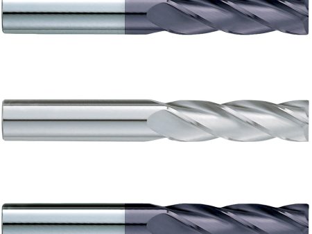 (3 Pack) 24mm x 75mm x 150mm Metric Extra Long Square Carbide End Mill For Discount