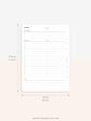 D107 | Printable Daily Schedule Planner Inserts Template Online