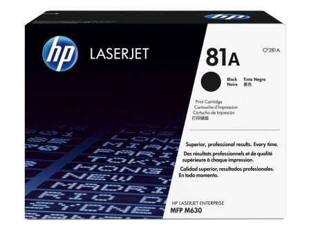 HP 81A Original LaserJet Toner Cartridge - Black CF281A Discount