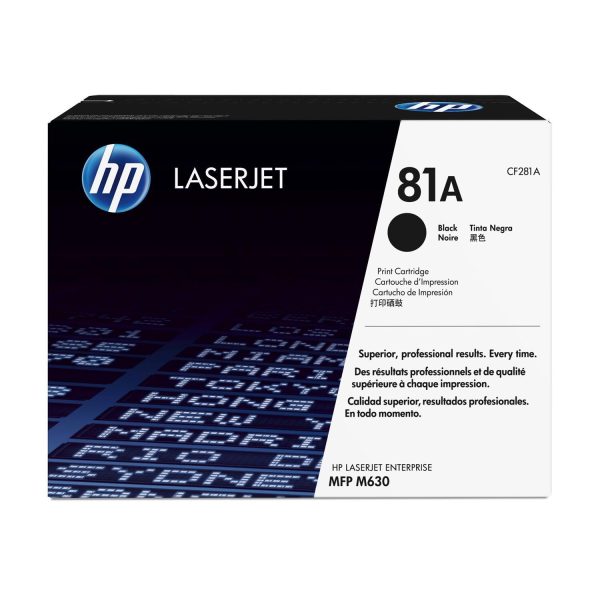 HP 81A Original LaserJet Toner Cartridge - Black CF281A Discount