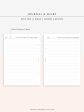 D112_DO1P | Daily Journal Diary Printable Pages, Line Dot Grid Notes Online