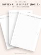 D112_DO1P | Daily Journal Diary Printable Pages, Line Dot Grid Notes Online