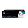 HP 125A Original LaserJet Toner Cartridges - Tri-Colour Cyan Magenta Yellow CF373AM Supply