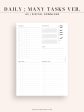 D114 | Daily Schedule Planner, Work & Personal Task Ver. Discount