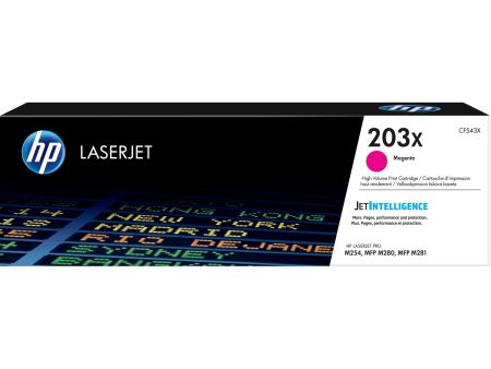 HP 203X High Yield Original LaserJet Toner Cartridge - Magenta CF543X Online now