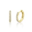 0.12CT DIAMOND PAVE HUGGIE EARRING Fashion