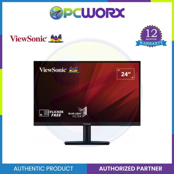 ViewSonic Va2408-H 24 Full Hd Monitor With Super Clear Ips Panel Technology Online Sale