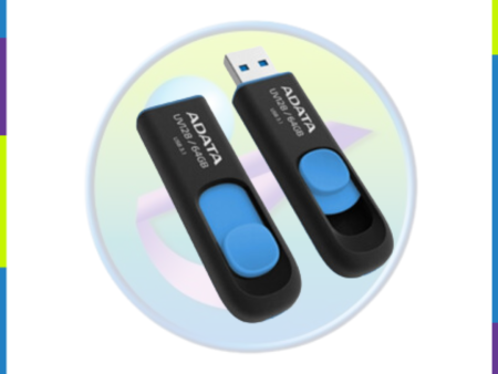 Adata AUV128-64G 64GB USB 3.1 Flash drive Black Blue Online