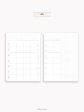 M129 | Horizontal Monthly Planner, MO2P Online