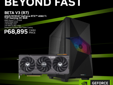 Asus NVIDIA® GeForce RTX™ 4060 Ti TUF Gaming OC 8GB GDDR6 - BETA V3 Supply