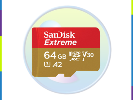 Sandisk SDSQXAH-064G-GN6MN 64GB Extreme Micro SD 170MB S C10 Hot on Sale