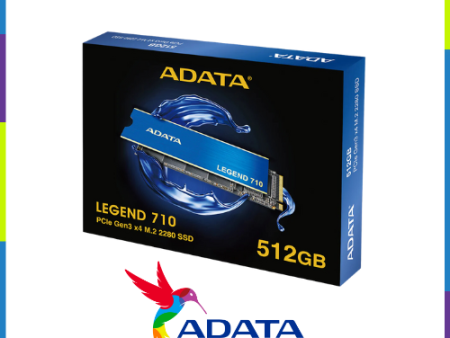 Adata AD-ALEG-710-512GCS Legend 710 512GB PCIe GEN3 x4 M.2 NVME 2280 SSD Fashion