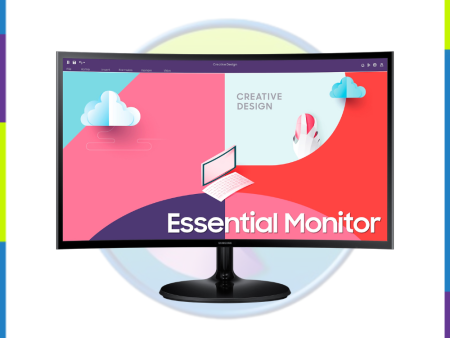 Samsung LS24C360EAEXXP 24  Curved VA 75Hz VGA HDMI Monitor Sale