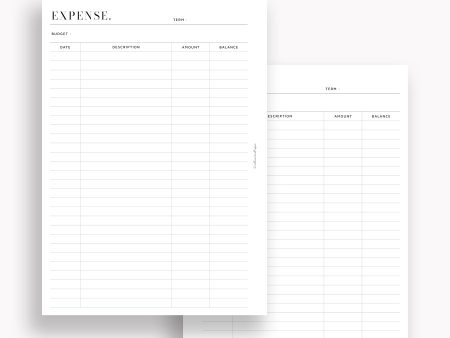 T141 | Expense Tracker in Budget For Discount