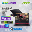 Acer Nitro AN515-46-R4W2 NVIDIA® GeForce RTX™ 3060, 6GB Gaming PC For Sale