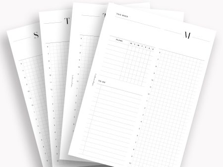 W130 | Weekly Planner, WO4P on Sale