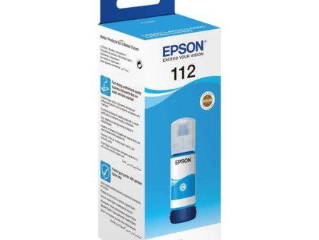 Epson 112 eco tank cyan ink bottle 127ml Online now